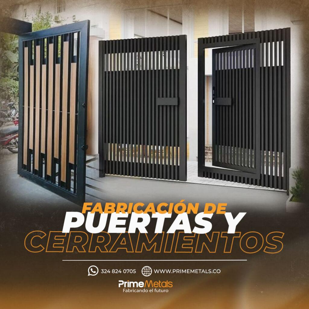 Fabricación de puertas y cerramientos​